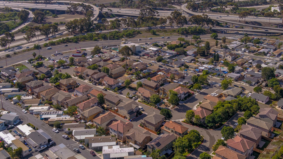 Aerial view of the Mirabelle community
