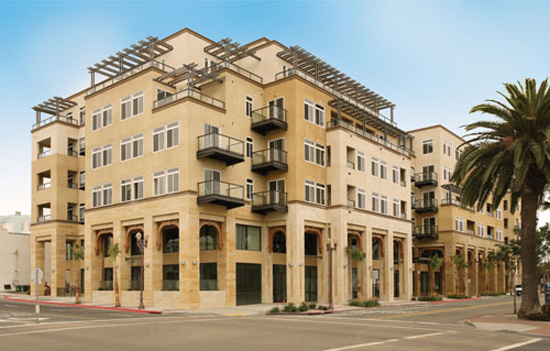 Condominium building at Oceanside Terraces