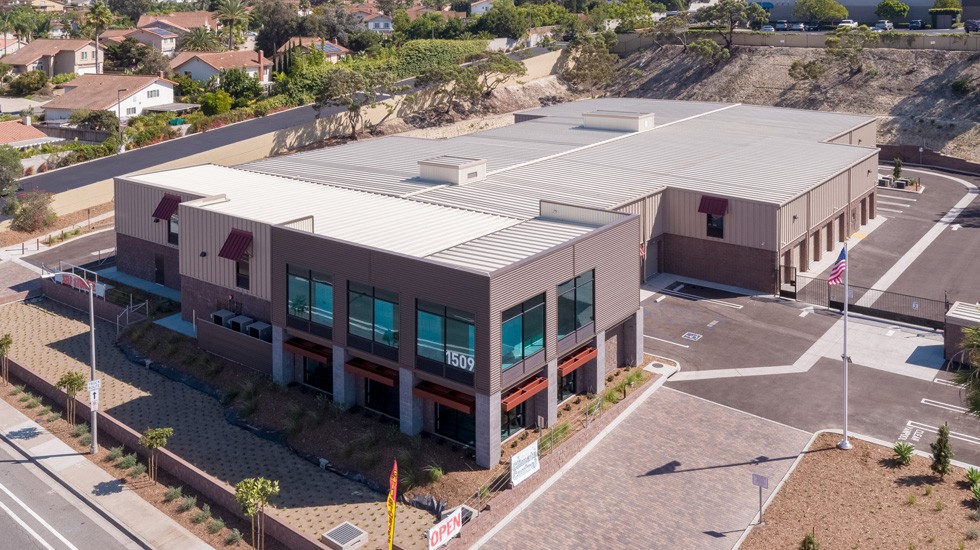 Completed U-Store Encinitas facility and entrance